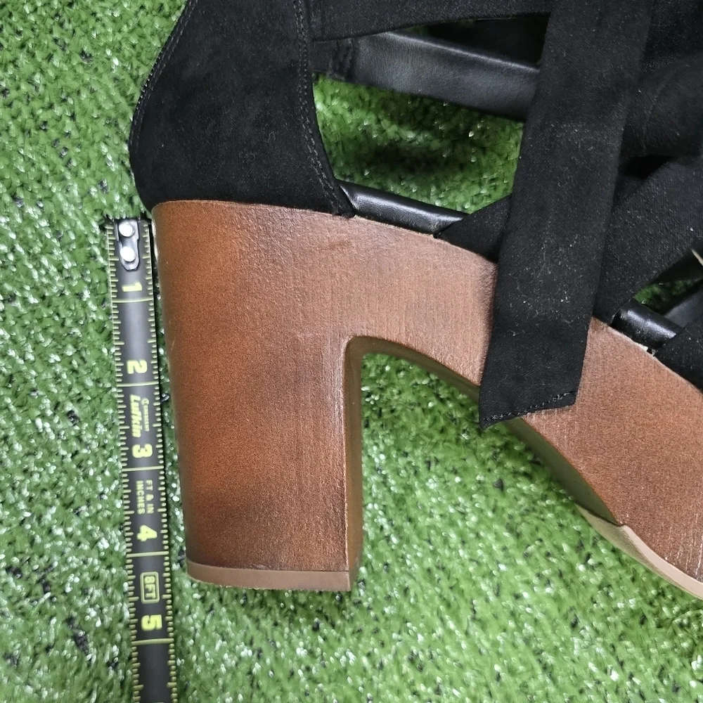 TORRID | ANKLE WRAP STRAPPY FAUX SUEDE EXTRA WIDE WIDTH PLATFORMS